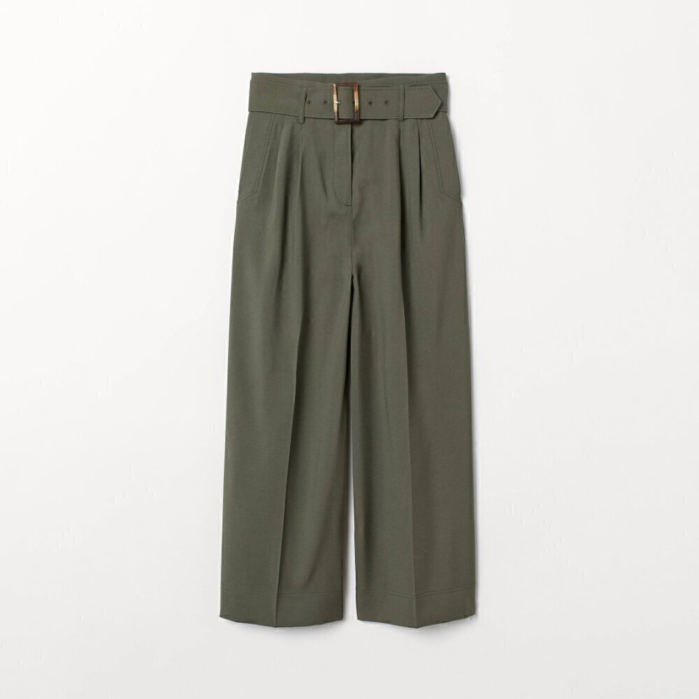 H&M Olive Wide Leg Pants